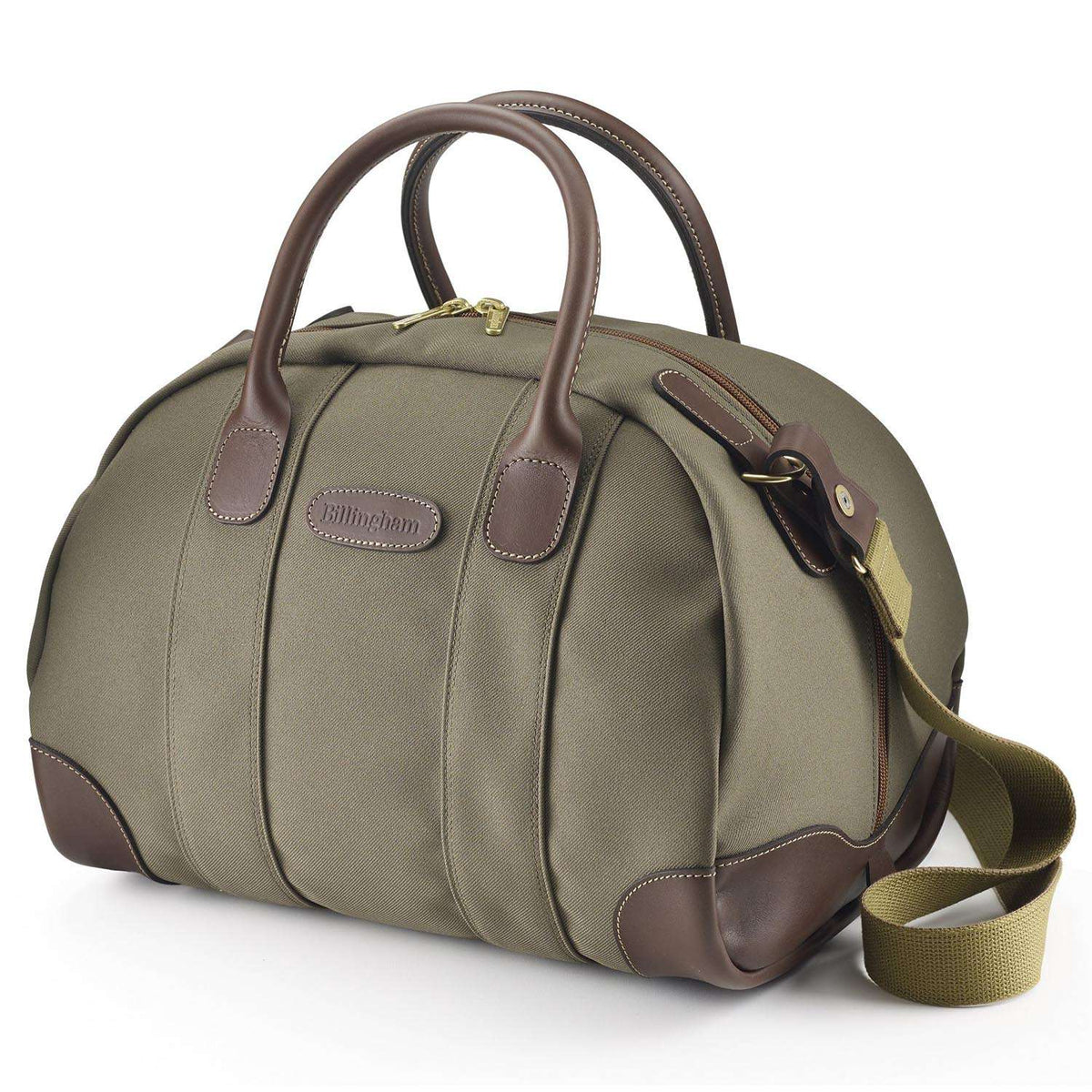 Billingham Overnighter - Sage Fibrenyte/ Chocolate Leather