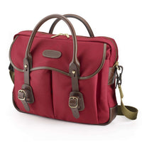 Burgundy Canvas / Chocolate Leather (Chocolate Lining)