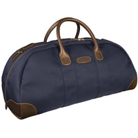 Navy Canvas / Chocolate Leather