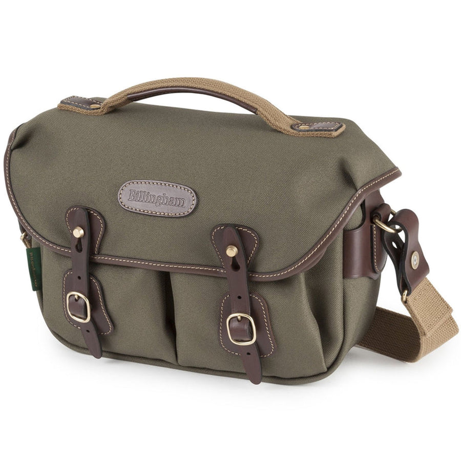 Billingham Hadley Small Pro Sage Fibrenyte / Chocolate Leather