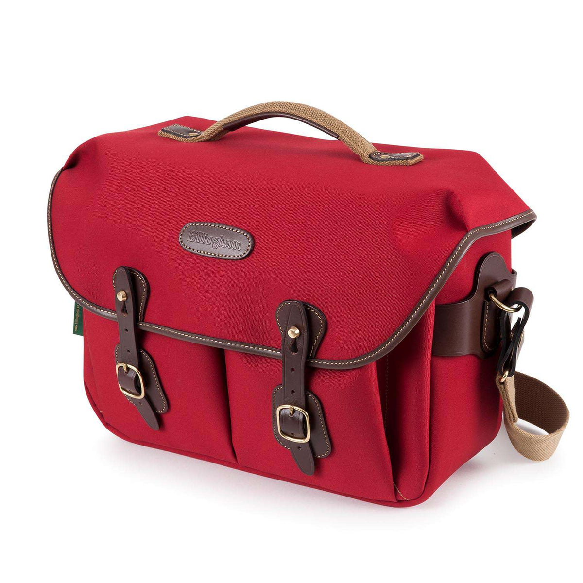 Billingham Hadley One - Burgundy Canvas / Chocolate Leather