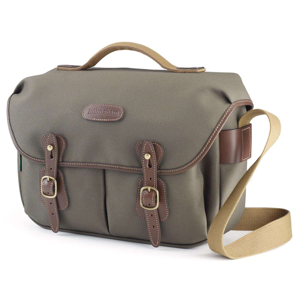 Billingham Hadley Pro Sage Fibrenyte / Chocolate Leather