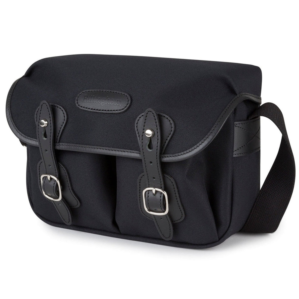 Billingham Hadley Small Black Fibrenyte / Black Leather