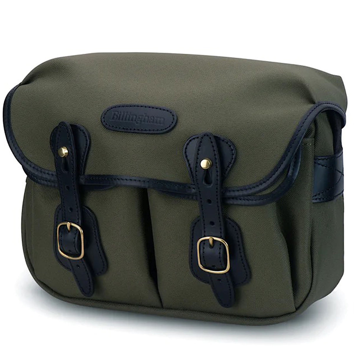 Billingham Hadley Small Camera Bag Sage Fibrenyte w/ Black Leather