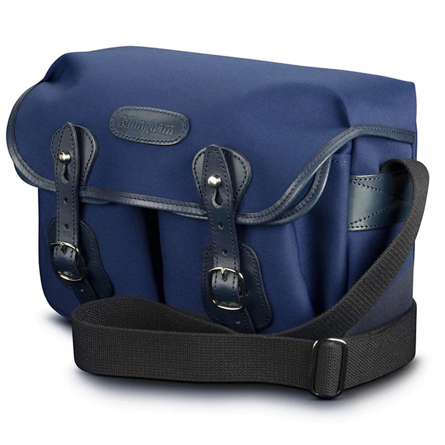 Billingham Hadley Small Camera Bag Navy Canvas / Navy Leather