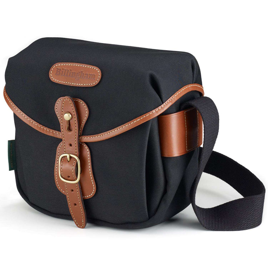 Billingham Hadley Digital Camera Bag - Black Canvas / Tan Leather