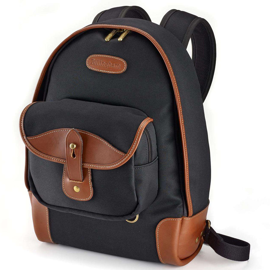 Billingham Rucksack 35 Black Canvas / Tan Leather