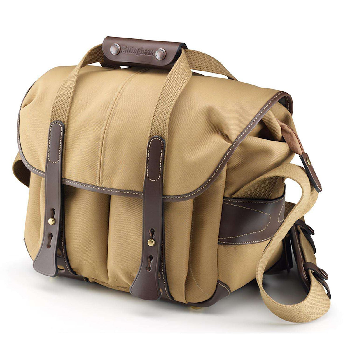 Billingham 207 Khaki Fibrenyte /Chocolate Leather