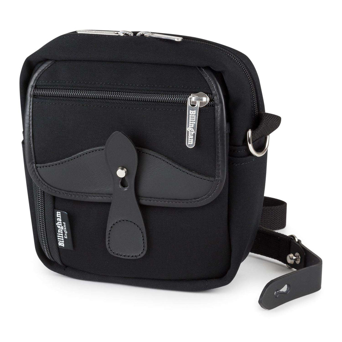 Billingham Pola Stowaway - Black Canvas / Black Leather