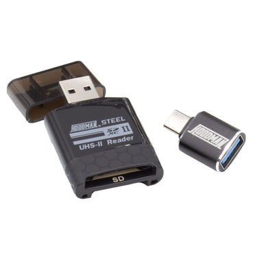 Hoodman Steel SD / Micro SD UHS-II Card Reader