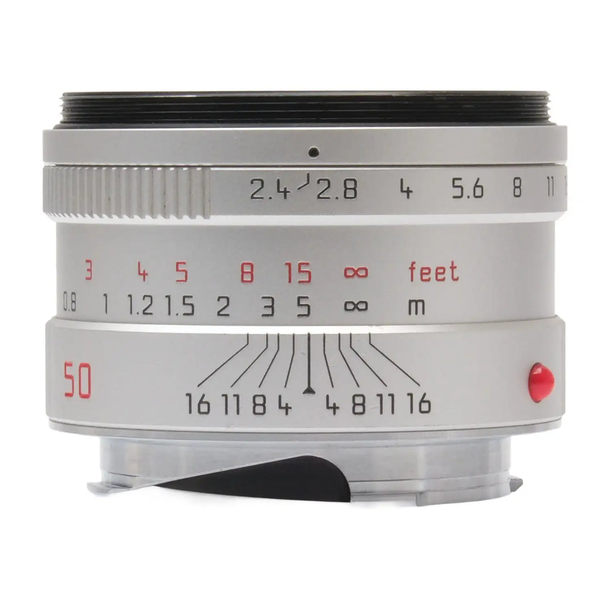 Leica 50mm f2.4 Summarit-M Silver DAG CLA 4321186