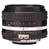 Nikon 50mm f1.4 AI-S side view showing focus ring, distance scale, and aperture ring