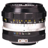 Nikon Nikkor-N 24mm f2.8 side view showing focus distance scale and aperture ring