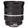 Nikon 28-45mm f4.5 Zoom-Nikkor front view with zoom and focus scales