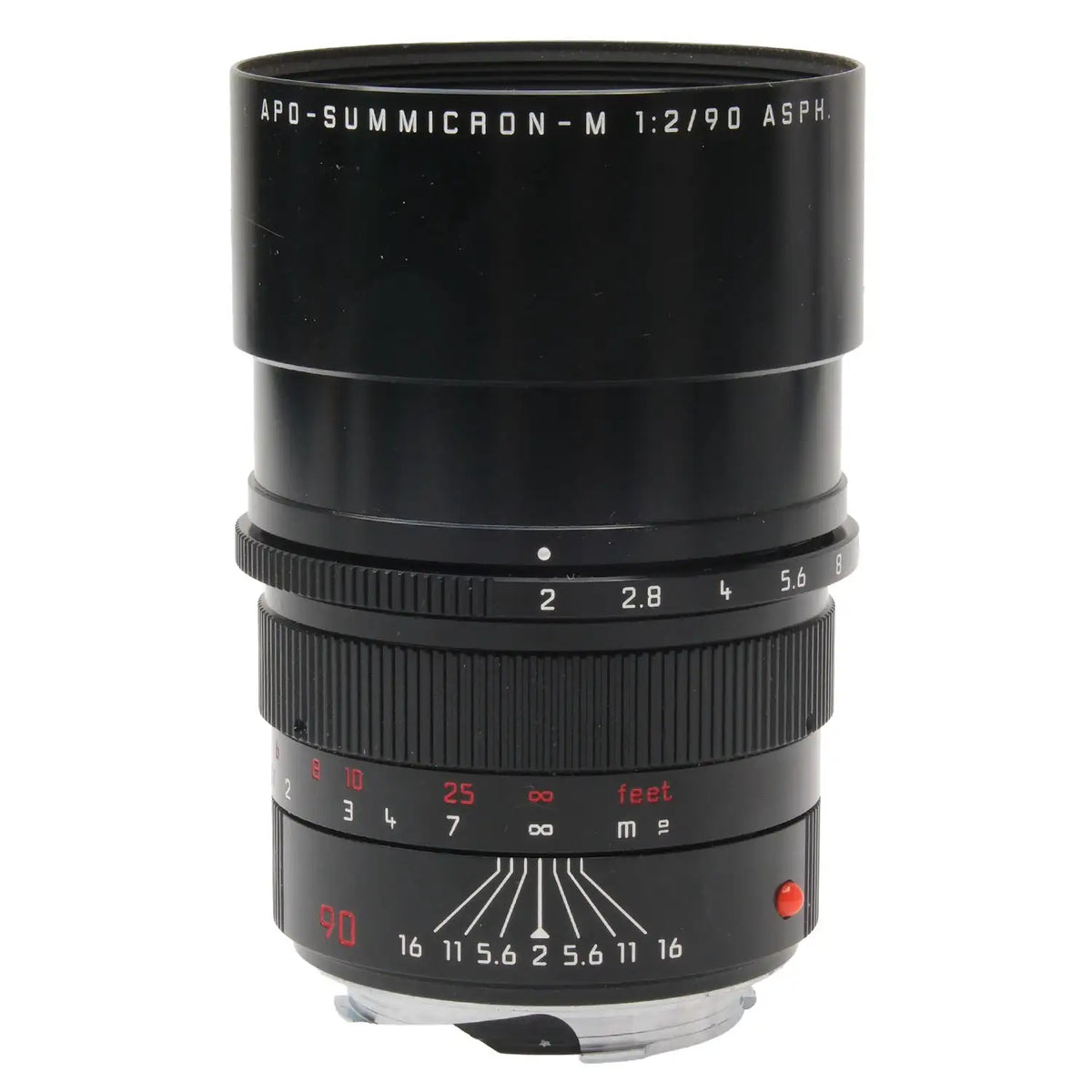 Leica 90mm f2 Apo Summicron-M Asph Black Paint 4002212