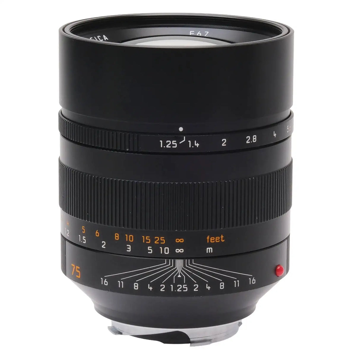 Leica 75mm f1.25 Noctilux-M Asph DAG CLA 4710416