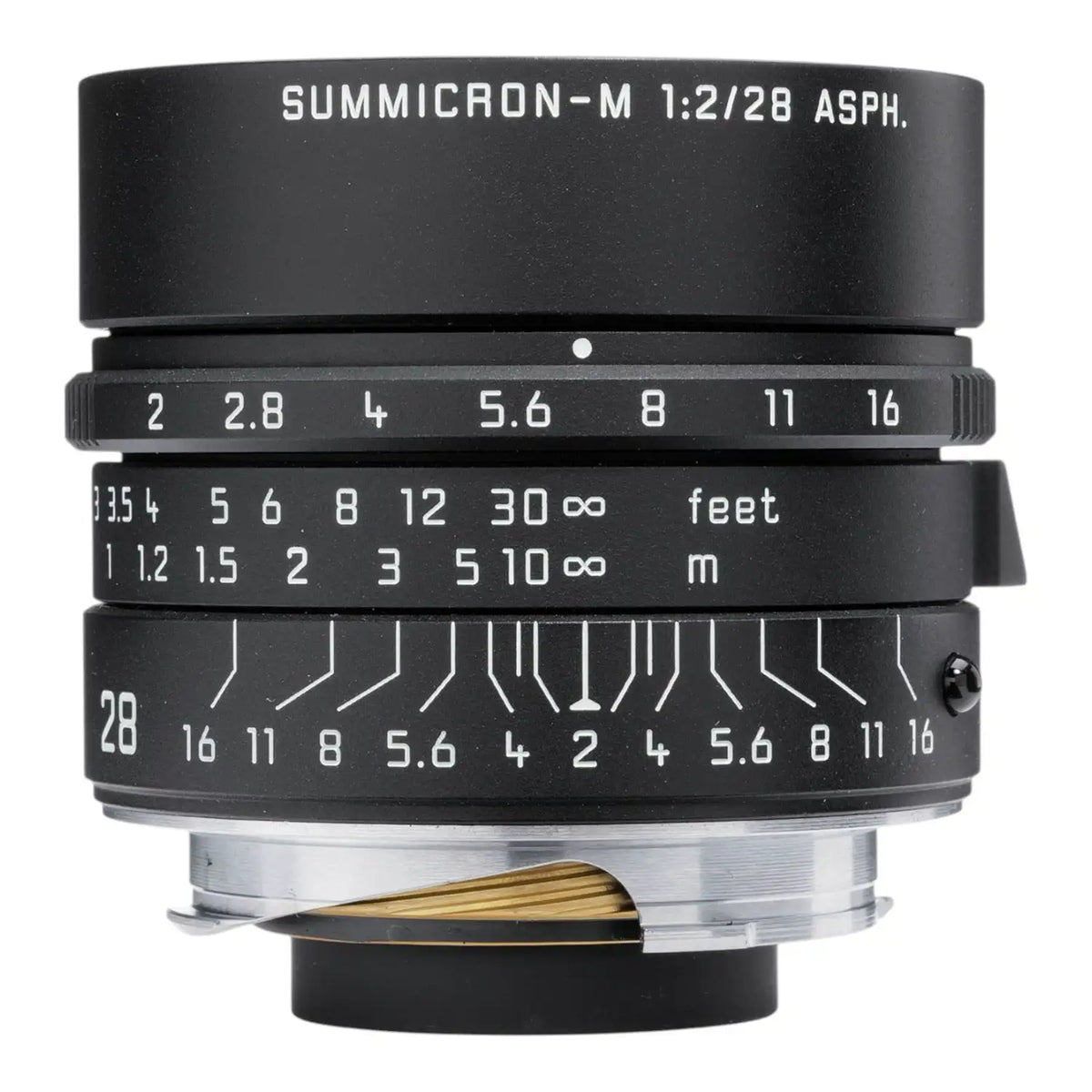 Leica 28mm f2 Summicron-M ASPH Matte Black Boxed 04792315