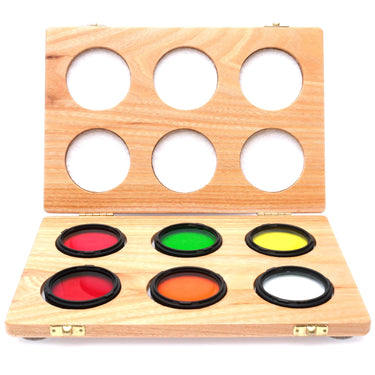 Rollei TLR Bay III Filter Set 2.8 F, Wood Box (10-)