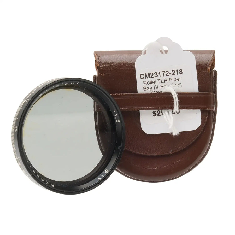 Rollei TLR Filter Bay IV Polarizer, Case (9+)