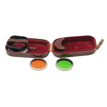 Rollei TLR Bay 2 Hood, Orange, Green Filter Set, Case (9)