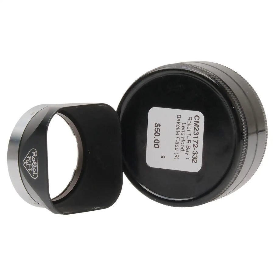 Rollei TLR Bay 1 Lens Hood, Bakelite Case (9)