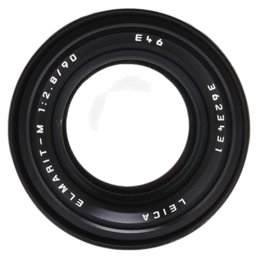 Leica 90mm f2.8 Elmarit-M front element with E46 filter thread and serial number 3623431
