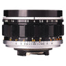 Canon 50mm f0.95 lens barrel side showing aperture and distance scales