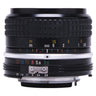 Nikon 28mm f3.5 AI Nikkor lens side view showing focus and aperture rings and depth of field scale