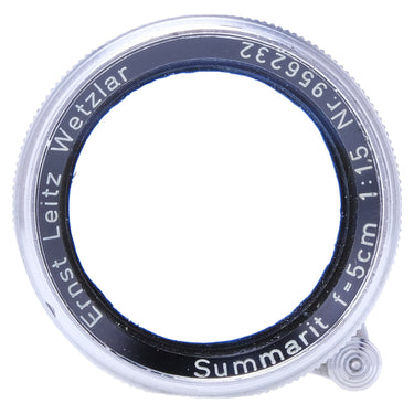 Leica Summarit 5cm f1.5 front bezel engraved Ernst Leitz Wetzlar, serial 956232