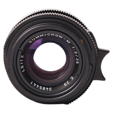 Leica 35mm f2 Summicron-M front element with Leitz engraving and serial number