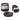 Canon 25mm f3.5 lens with 25mm viewfinder and front cap