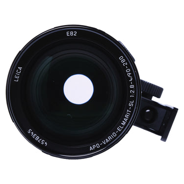 Leica APO-Vario-Elmarit-SL 90-280mm front element with E82 and serial engraving