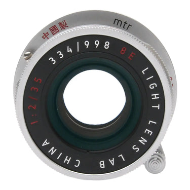 Light Lens Lab 35mm f2 8E Collapsible Silver 334/998