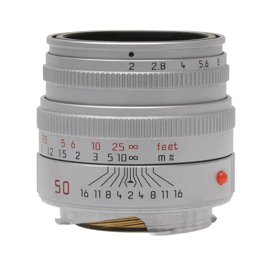 Leica 50mm f2 Summicron-M, Silver 3843227