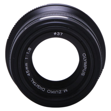 Olympus 45mm f1.8 front element and 37mm filter thread