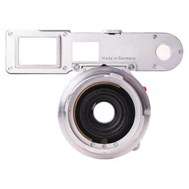 Leica Summaron 3.5cm f3.5 M3 rear view with bare mount, goggle back, and Made in Germany marking