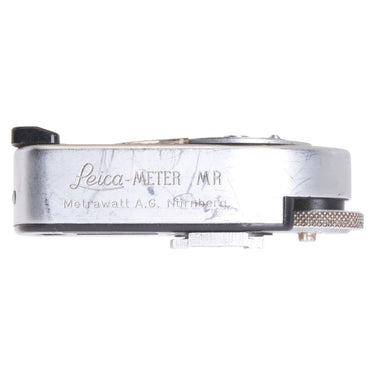 Leica MR-4 Meter side with Leica-METER MR Metrawatt A.G. Nurnberg engraving and surface scratches
