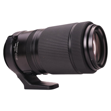 Fujifilm GF 100-200mm angled front view with weather resistant marking