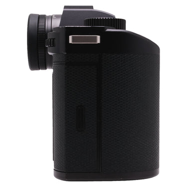 Leica SL2-S left side profile showing viewfinder eyecup and hot shoe