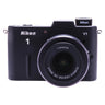Nikon 1 V1 front view with 1 Nikkor 10-30mm lens mounted