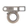 Leica SOOKY-M front view showing E.Leitz Wetzlar engraving, magnifier eyepiece, viewfinder window and lens mount