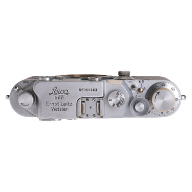 Leica IIIc Wartime top plate with Ernst Leitz Wetzlar engraving and serial No 360663