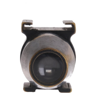 Leica universal finder front objective view with accessory shoe clips