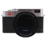 Leica Digilux 2 front view with DC Vario-Summicron lens and silver top plate