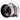 Chiyoko Super Rokkor 45mm f2.8 side view with lens shade and focusing lever