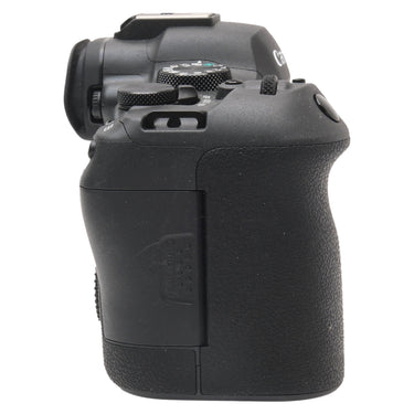 Canon EOS R6 Mark II right side with memory card door