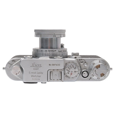 Leica IIIf Black Dial, 5cm f2.8 Elmar 587432