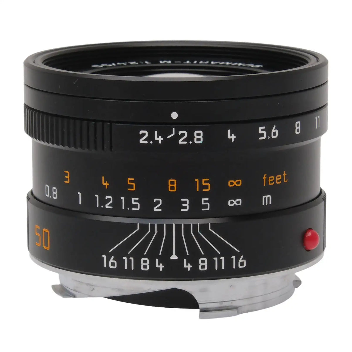 Leica 50mm f2.4 Summarit-M Black, Boxed 4704044
