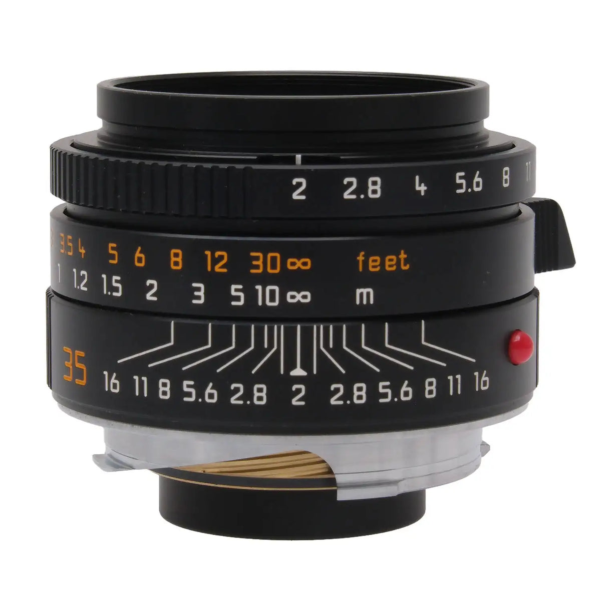 Leica 35mm f2 Summicron-M Asph Black, Boxed 4238706