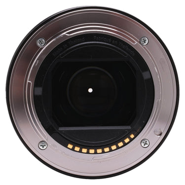 Sony FE 55mm f1.8 ZA rear mount and electronic contacts, made in Thailand